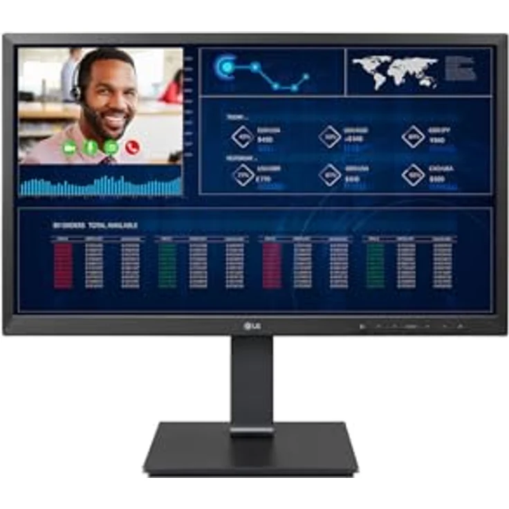 LG 24" 24CQ651W-BP All-in-One-PC, Intel Pentium 8GB 256GB SSD, 23.8" Full HD IPS Display, Windows 10 IoT Enterprise, Mattschwarz – Bild 3