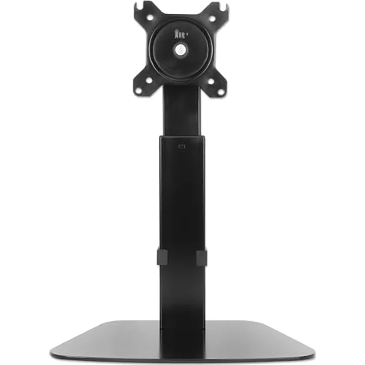 Manhattan Single Monitor Halterung, Tischständer für 15-32 Zoll Displays, höhenverstellbar, schwarz – Bild 3