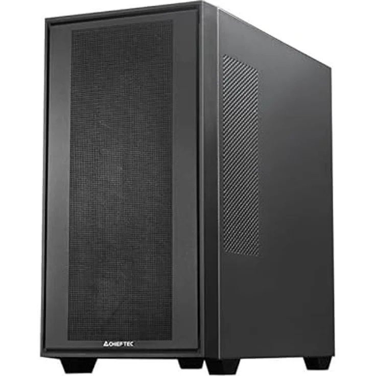 Chieftec Night Hunter GS-03B-BLK-OP, Midi Tower PC Gehäuse mit Tempered Glass, schwarz, für ATX/E-ATX/mATX/Mini-ITX, bis zu 8 Lüfter – Bild 3