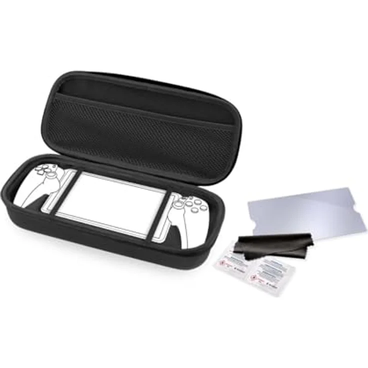 Nacon PSPORTALPACK1 Gaming-Controller-Zubehör, Hartschale mit gehärteter Glas-Schutzfolie für PlayStation Portal, kratzfest, anti-fingerprint – Bild 2