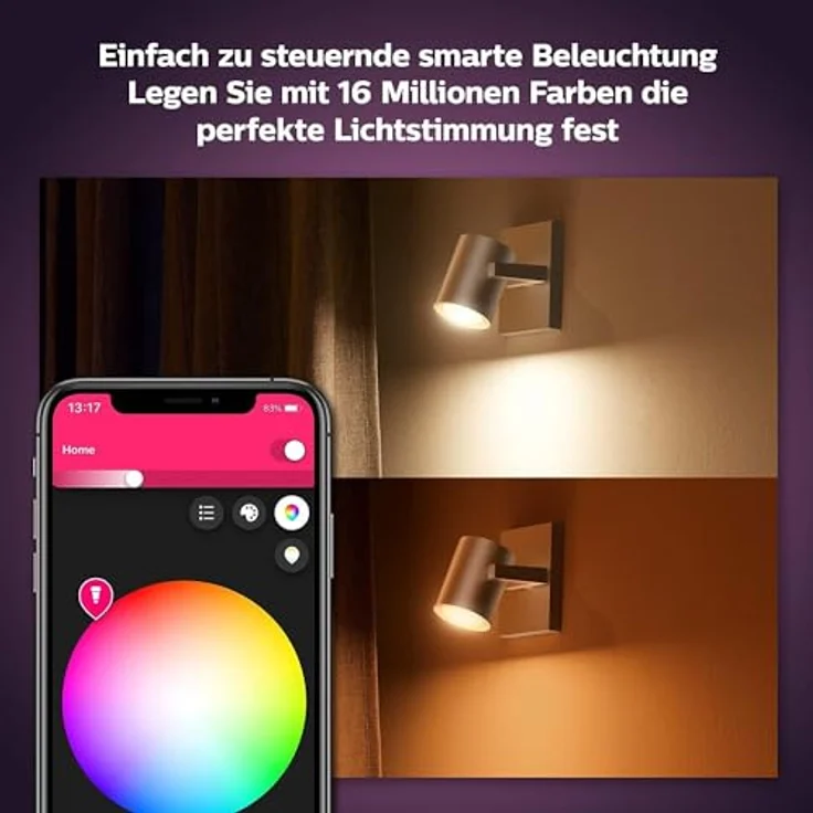 Philips Hue White & Color Ambiance Argenta Spot 1er weiß Bluetooth – Bild 4