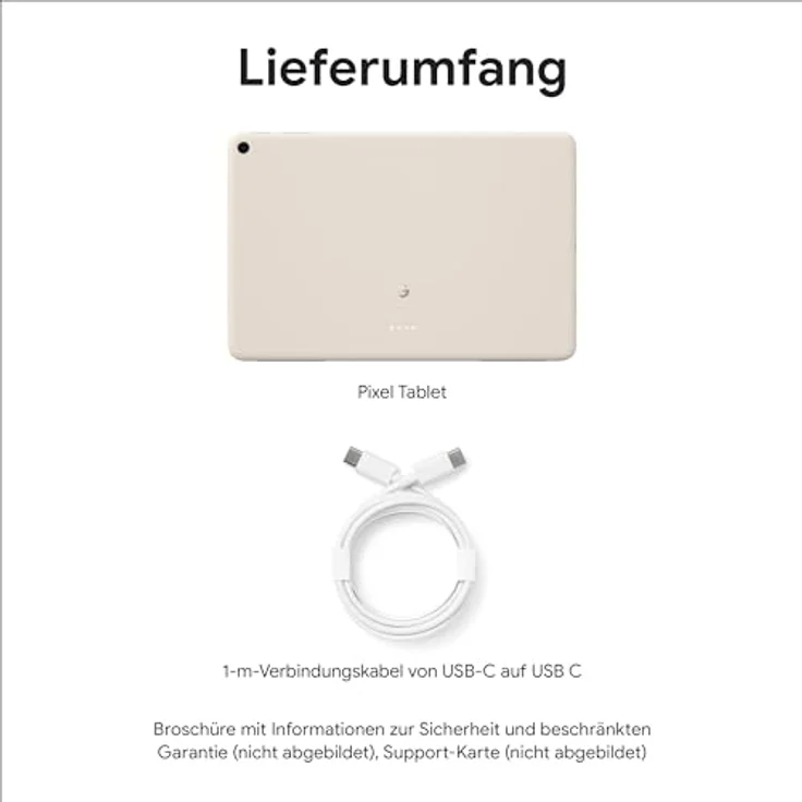 Google Pixel Tablet – Android-Tablet mit 11"-Display und einem Akku mit Langer Laufzeit – 8 GB RAM – 256 GB Speicherplatz – Porcelain – Bild 5