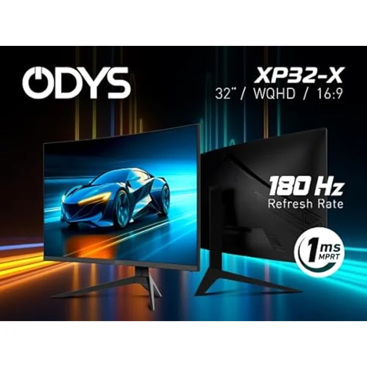 Odys Gaming Monitor XP32-X - 32 Zoll Curved FreeSync/G-Sync komp. Eye Care - Schwarz – Bild 4
