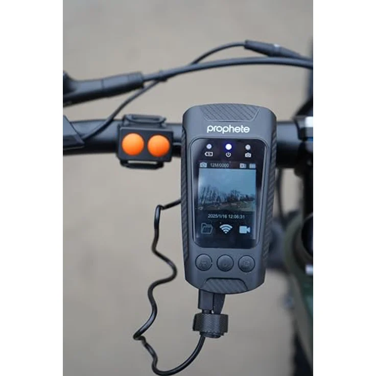 Prophete Dashcam, 4K Fahrrad-Dashcam mit Front- und Rückfahrkamera, HD-Fotos und intuitiver Bedienung – Bild 3