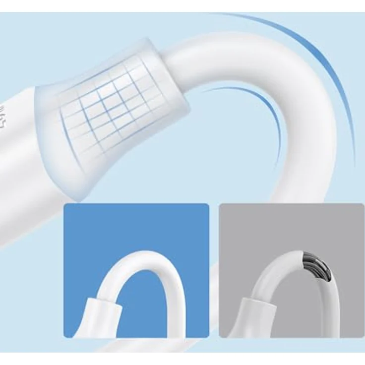 Joyroom S-UC027A9, 3A USB-C Kabel 1m, Schnelles Lade- und Datenübertragungskabel in Weiß – Bild 2