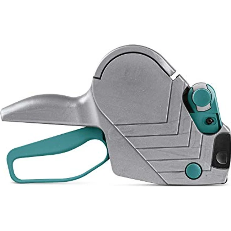 METO Basic S 822, Preisauszeichner und Beschriftungsgerät, ein- oder zweizeiliger Druck, ergonomisches Design, Silber – Bild 3