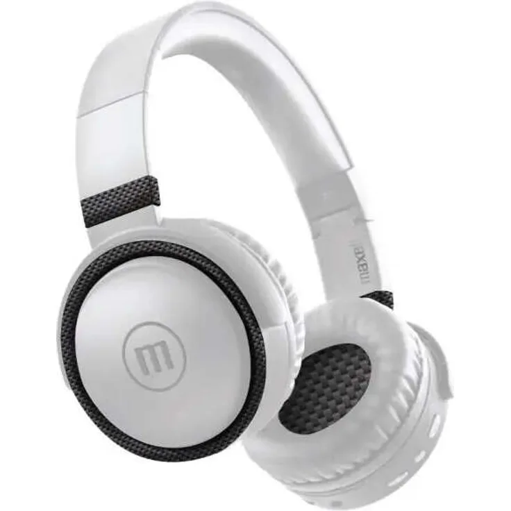 Maxell BTB52, Bluetooth Over-Ear Kopfhörer mit integriertem Mikrofon, weiß