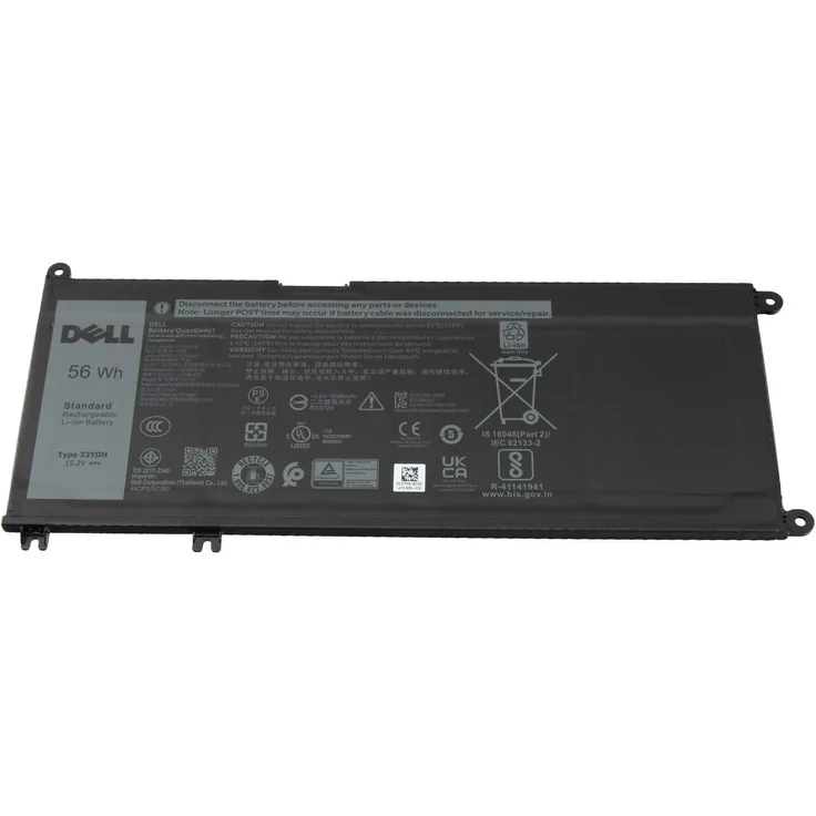 Dell Battery 56WHR 4 Cell 451-BCCB, 3.500 mAh Lithium-Ionen Batterie, 15,2 V