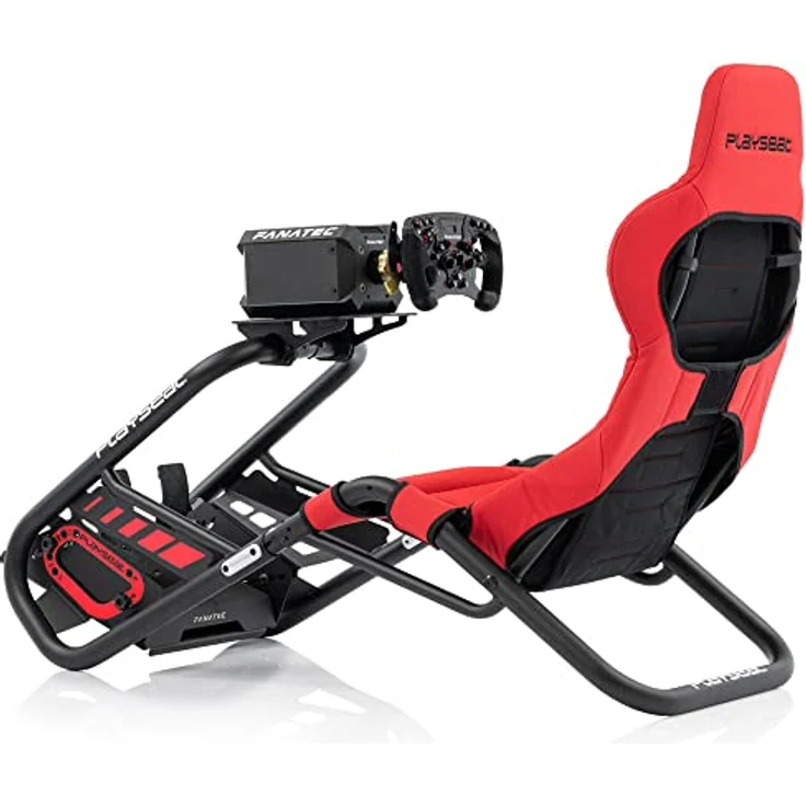 Playseat Trophy Sim Racing Cockpit | Hochleistungs Gaming Rennsitz | Unterstützt Direct Drive | Mit allen gängigen Lenkrädern und Pedalen kompatibel | Für PC und Konsole geeignet | Rote edition – Bild 2