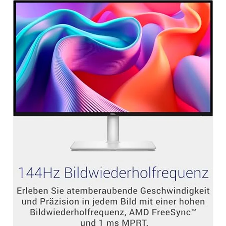Dell 27 Plus Monitor S2725DSM, QHD (2560x1440), 144Hz, 1ms MPRT, IPS, Höhenverstellbar, integrierte Lautsprecher, Weiß, 3 Jahre Garantie – Bild 3