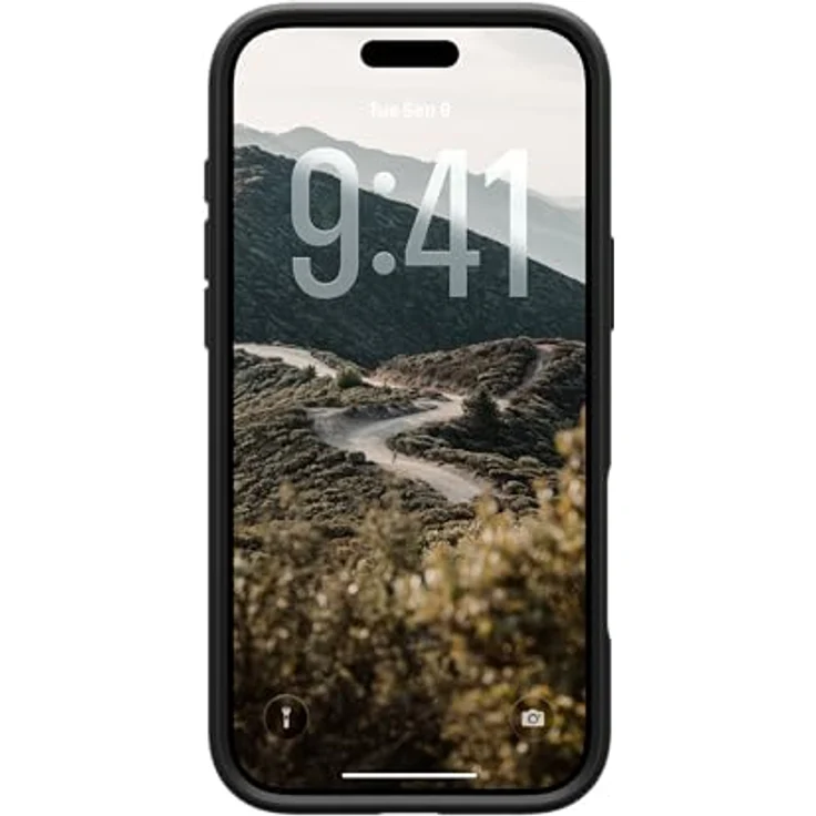 URBAN ARMOR GEAR Civilian MS Case für Apple iPhone 17 Pro Max, sturzfeste Hülle mit Wireless Charging, erhöhtem Rand und Wabenstruktur, Olive/pop orange – Bild 4