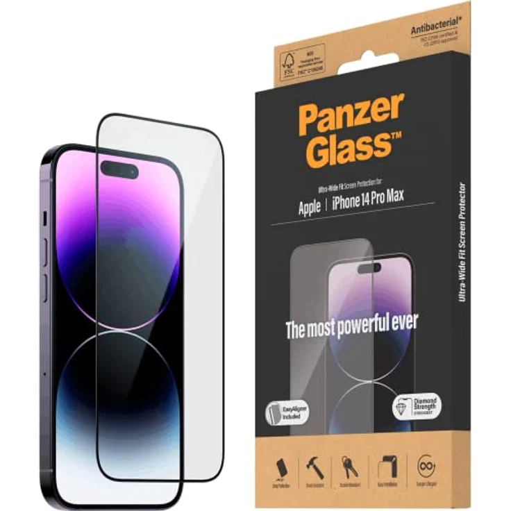 PanzerGlass Screen Protector Apple iPhone 14 Pro Max | Classic Fit – Bild 2
