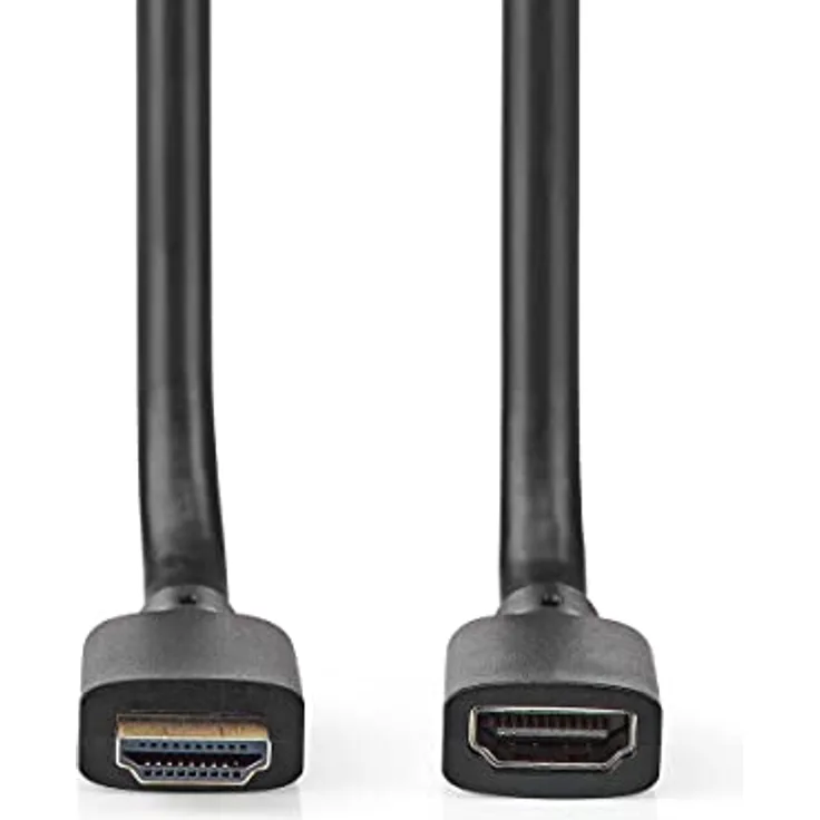 NEDIS Ultra High Speed ​​HDMI ™ -Kabel - HDMI™ Stecker - HDMI™ Buchse - 8K@60Hz - 48 Gbps - 2.00 m - Rund - 7.9 mm - Schwarz