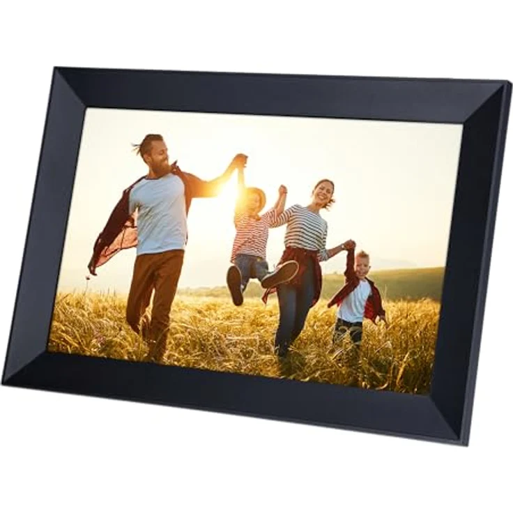 Rollei Smart Frame WiFi 103 Black– 10,1 Zoll Touch - WiFi - Bilderrahmen mit Frameo-App für schnelles und einfaches teilen von Fotos oder Videos | IPS-Panel, viele Funktionen, microSD-Slot (Schwarz) - Preisvergleich – Bild 2