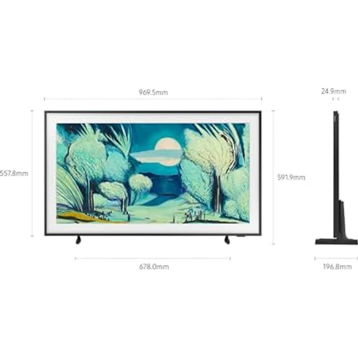 Samsung The Frame LS03F, 43 Zoll 4K QLED UHD Fernseher mit Art Mode, NQ4 AI Gen2 Prozessor und Modern Frame Design – Bild 4
