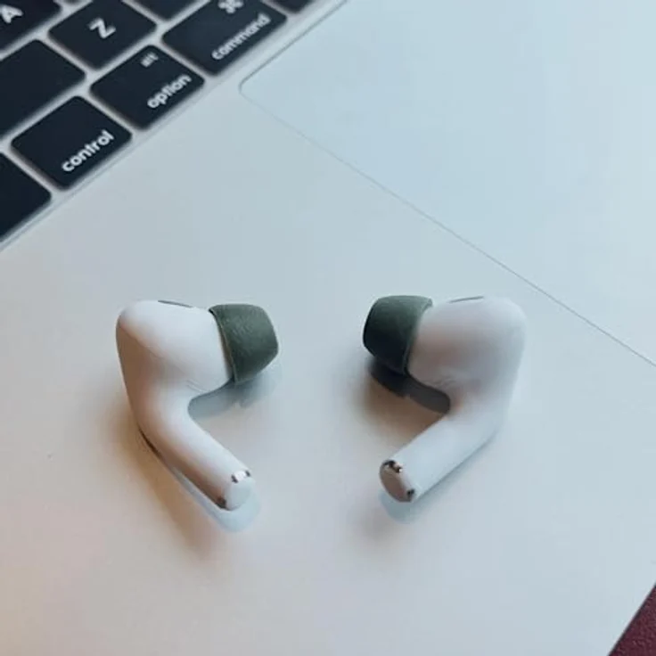 COMPLY Comply TrueGrip Ohrstöpsel, für Airpods Pro Gen 1 & 2, Pine, Größe S mit TechDefender-Technologie – Bild 4
