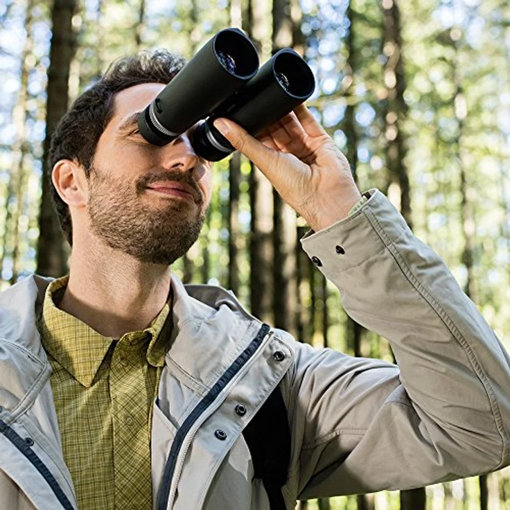 Eschenbach Optik Fernglas trophy F 8x25 ED faltbar, platzsparend, großes Sehfeld, wetterfest, schwarz – Bild 3