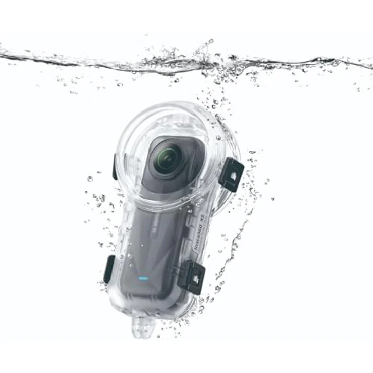 Insta360 X5 Invisible Dive Case Tauchgehäuse, wasserdicht bis 60 Meter mit IPX9K-Zertifizierung, verzerrungsfreies Kuppeldesign – Bild 2
