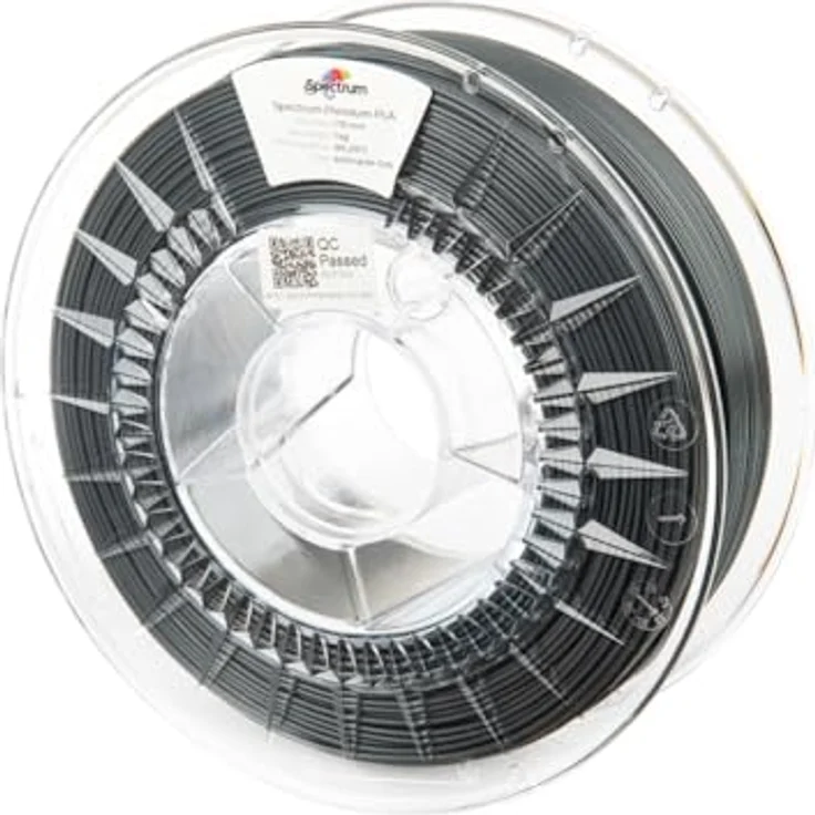 Spectrum Filaments PLA Premium 1,75mm 1kg, 3D-Druckmaterial in Anthracite Grey – Bild 1