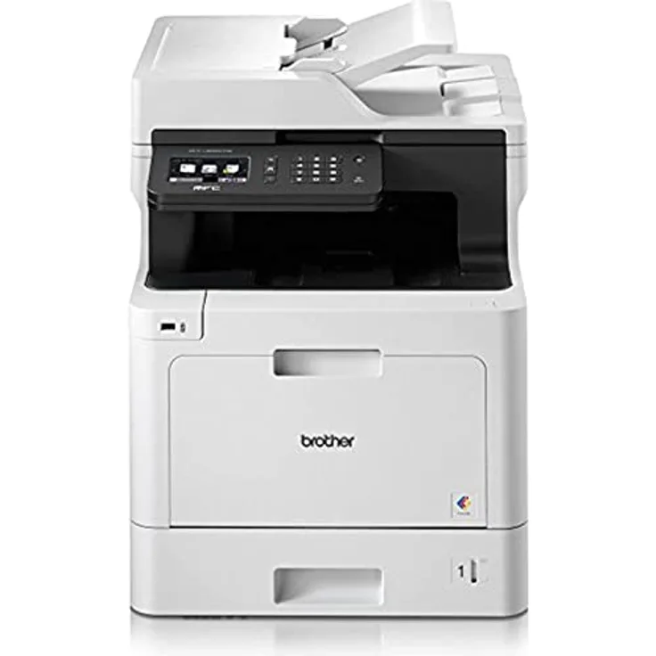 Brother MFC-L8690CDW A4 Farblaserdrucker, Wireless, PC Anschluss und Netzwerk, Drucken, Kopieren, Scannen, Faxen und 2 Duplexdruck