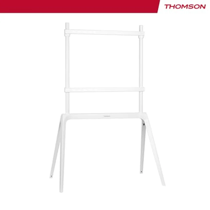 Thomson S604, Indoor-TV-Ständer aus Metall für 65-86 Zoll Fernseher, VESA-kompatibel, max. 60 kg, mattierte Oberfläche – Bild 2