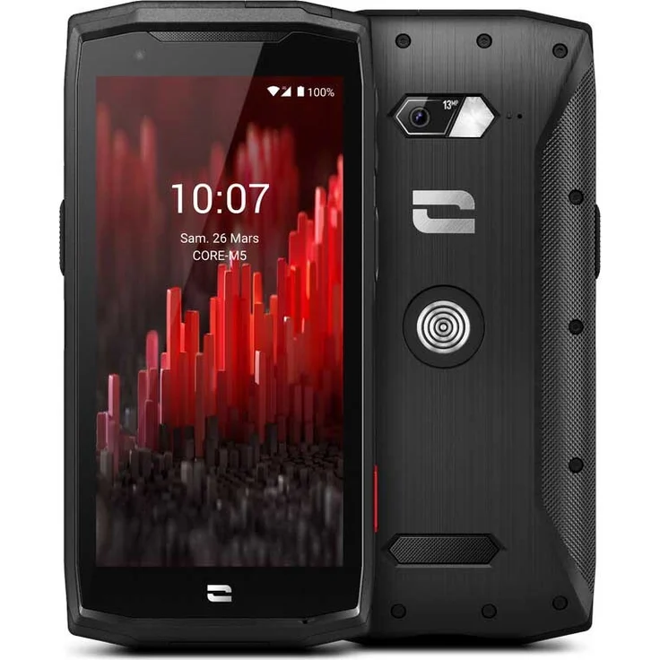 CROSSCALL Core-M5 12,6 cm (4.95") Hybride Dual-SIM 4G USB Typ-C 4 GB 64 GB 4000 mAh - Schwarz – Bild 1