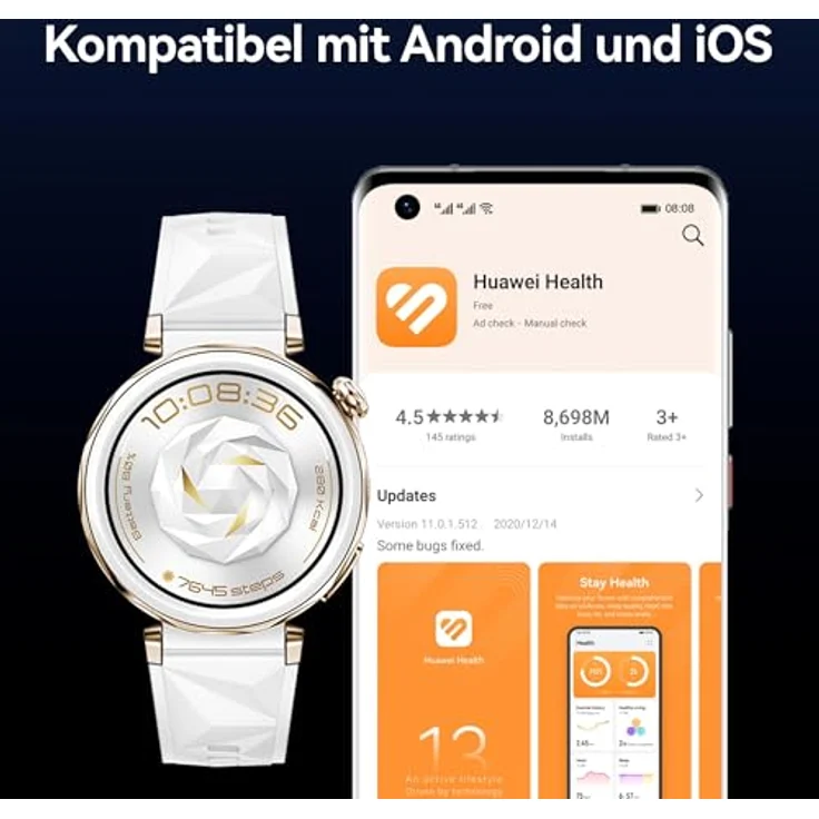 HUAWEI Watch GT 5 Pro 46 mm Titanium, Smartwatch mit GPS, Herzfrequenzmonitor und bis zu 14 Tage Akkulaufzeit – Bild 9