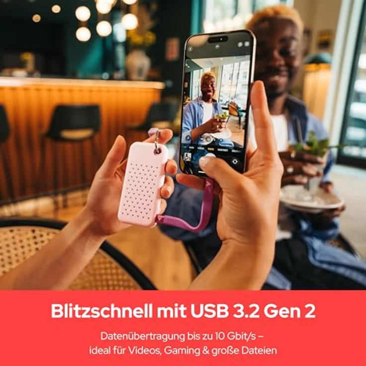 Verbatim Pocket SSD 2TB Purple, Externe SSD mit USB 3.2 Gen 2 für superschnelle Datenübertragung – Bild 8