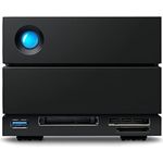 LaCie 2big Dock RAID, 20 TB, externe HDD – Thunderbolt 4-Anschlüsse und USB4-Kompatibilität, Datenwiederherstellung (STLG20000400)