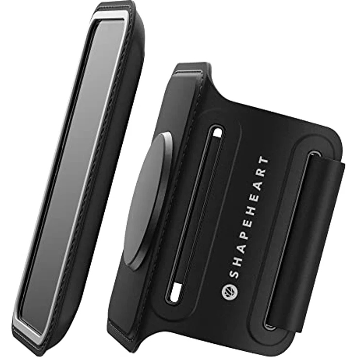 Shapeheart Sport- & Outdoorhülle Magnetic Armband 6.7, Unisex Smartphone Sportarmband mit patentiertem Magnetsystem, Wasserfest, Schwarz – Bild 1
