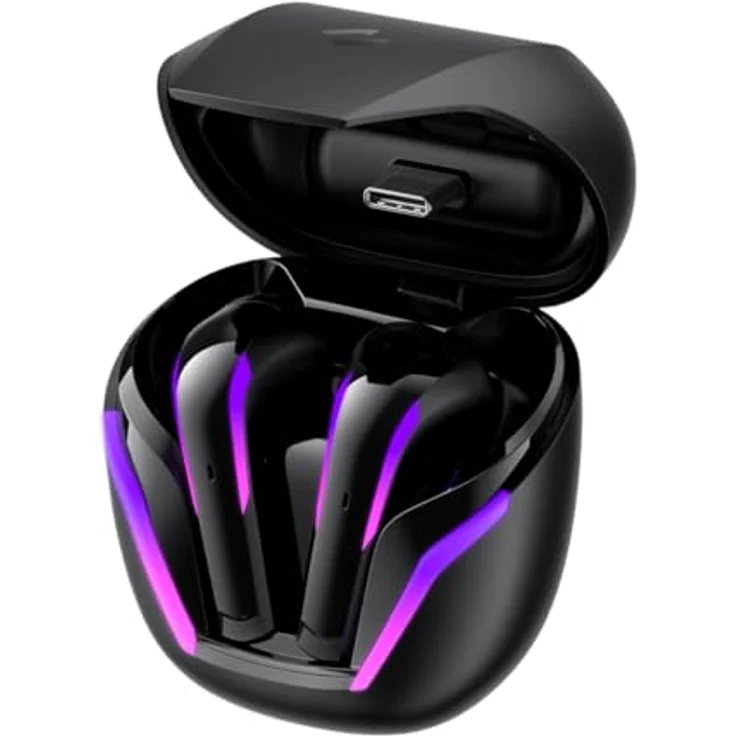 Havit TW970, Kabellose Kopfhörer mit Bluetooth 5.3, 6 Stunden Spielzeit, Schwarz – Bild 3
