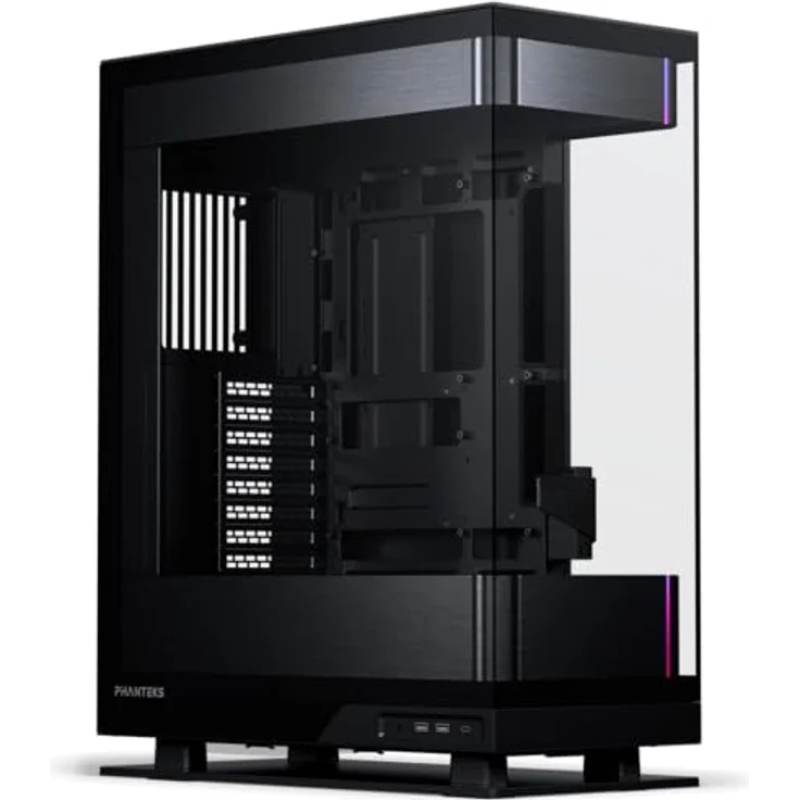 PHANTEKS Evolv X2 PC-Gehäuse, Showcase Midi-Tower, E-ATX, Tempered Glass, DRGB - schwarz – Bild 2