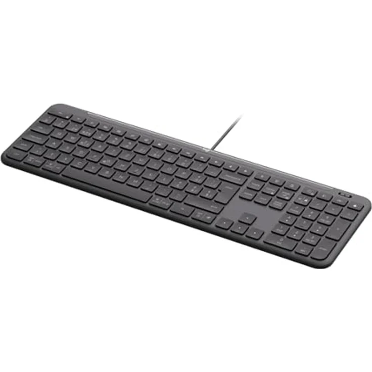 Logitech Wired Keyboard K620 for Business, kabelgebundene Tastatur mit QWERTY-Layout, Grau – Bild 4