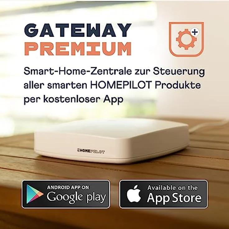 HOMEPILOT Gateway Premium - Smart-Home-Zentrale zur Steuerung Aller smarten HOMEPILOT Produkte per kostenloser App, Weiß – Bild 2