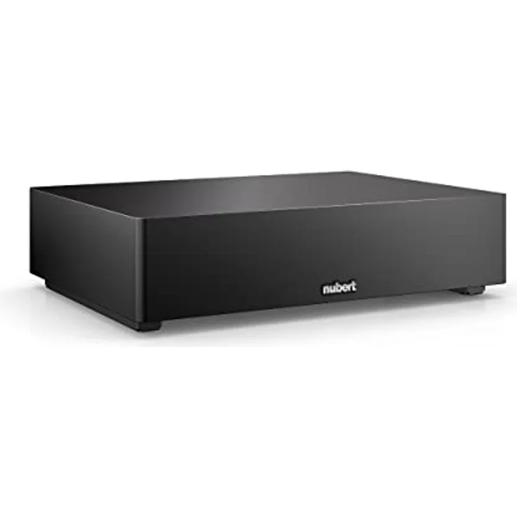 Nubert nuSub XW-800 Slim | Schwarzer Funk-Subwoofer | Lautsprecher für Bass & Effekte | Surround & Action auf höchstem Niveau | Downfiresubwoofer mit Aktiv-Technik | Box mit 250 Watt | Flachsubwoofer – Bild 1
