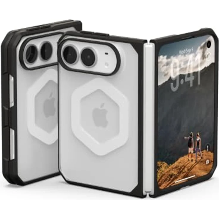 Urban Armor Gear Mouve MagSafe Case für iPhone Duo, transparent, stoßfest und mit integrierter MagSafe-Technologie – Bild 1