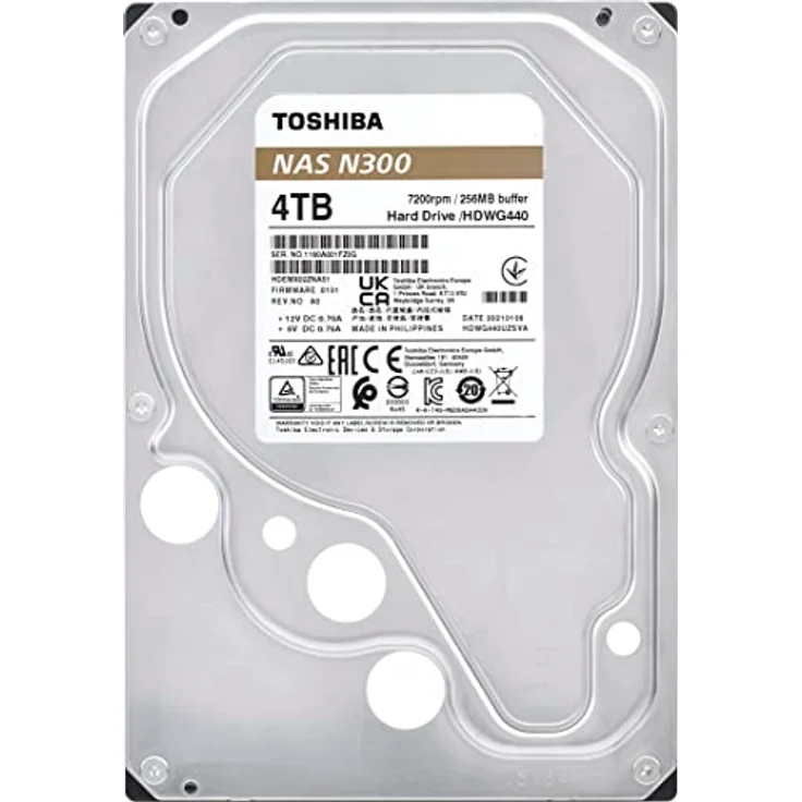 Toshiba N300 NAS 3.5 Zoll 4000 GB SATA (HDWG440EZSTA) – Bild 2