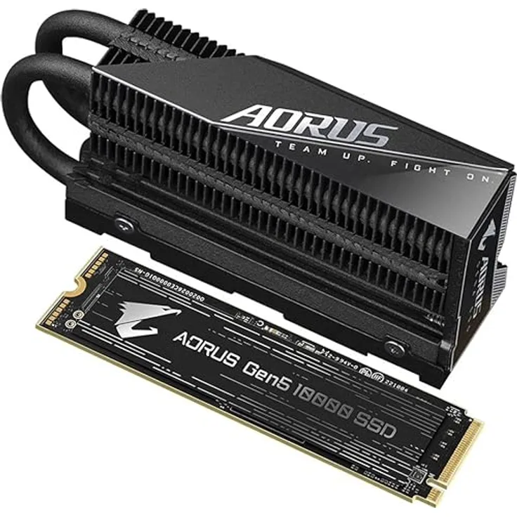 SSD|GIGABYTE|AORUS|2TB|M.2|PCIE|NVMe|3D TLC|Write speed 9500 MBytes/sec|Read speed 10000 MBytes/sec|MTBF 1600000 hours|AG510K2TB