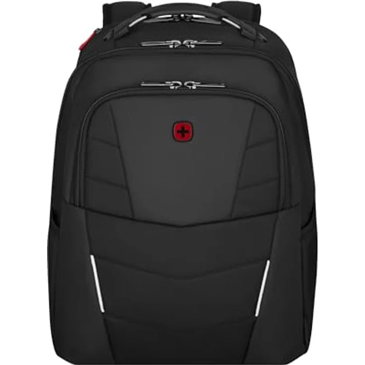 WENGER Altair Laptop-Rucksack mit Tabletfach, Notebook bis 15,6 Zoll, Tablet bis 10 Zoll, 22 l, Damen Herren, Büro Business Uni, Schwarz – Bild 1