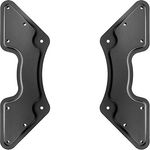 deleyCON Universal VESA-Adapter für TV & Monitor Wandhalterungen, Erweiterung von VESA 200x200 auf 300x300, 400x200, 400x400, bis 30Kg belastbar