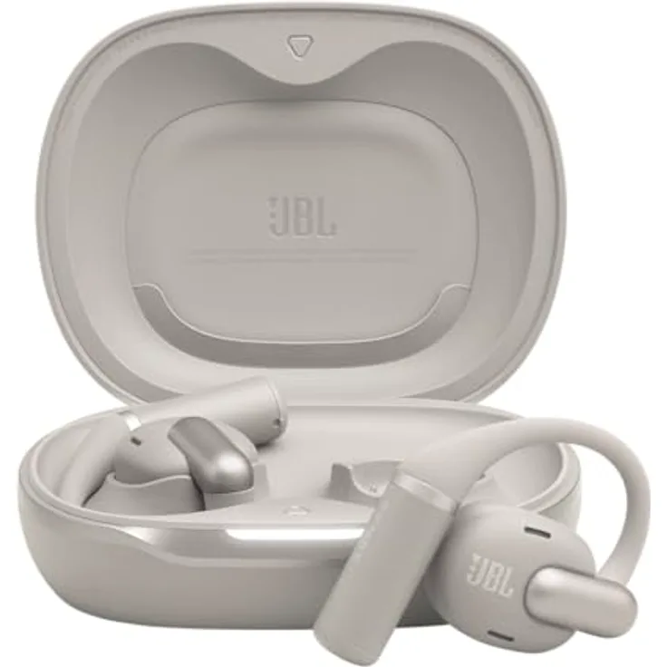 JBL Sense Pro, Open-ear Kopfhörer mit Hi-Res Audio Wireless, IP54, Bluetooth, Grau