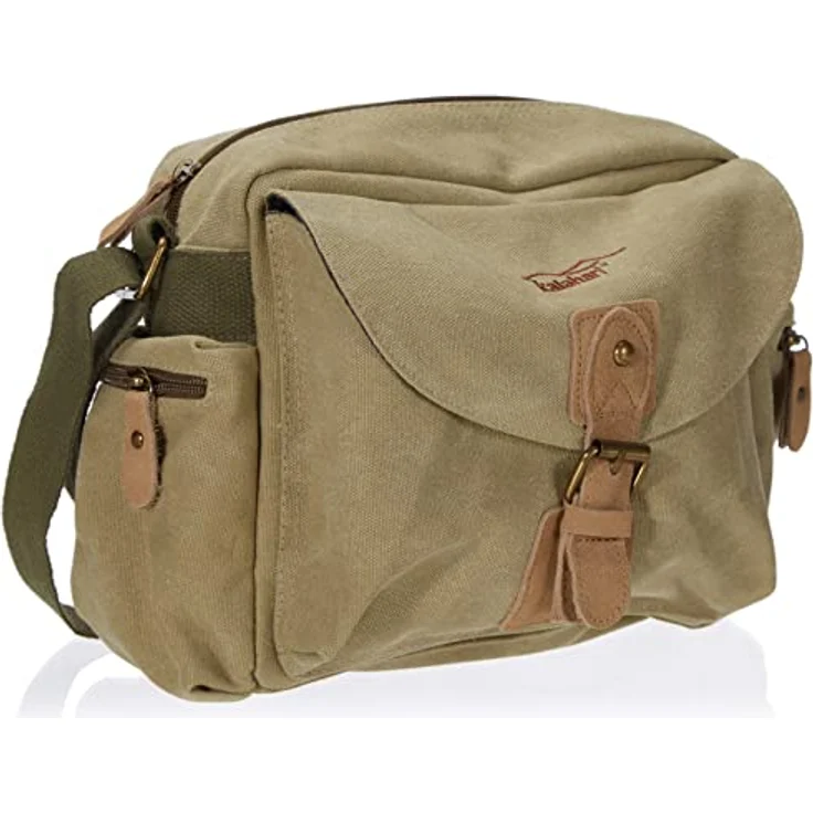 Kalahari Molopo K-41i Canvas Schultertasche für SLR-Kamera Khaki – Bild 4