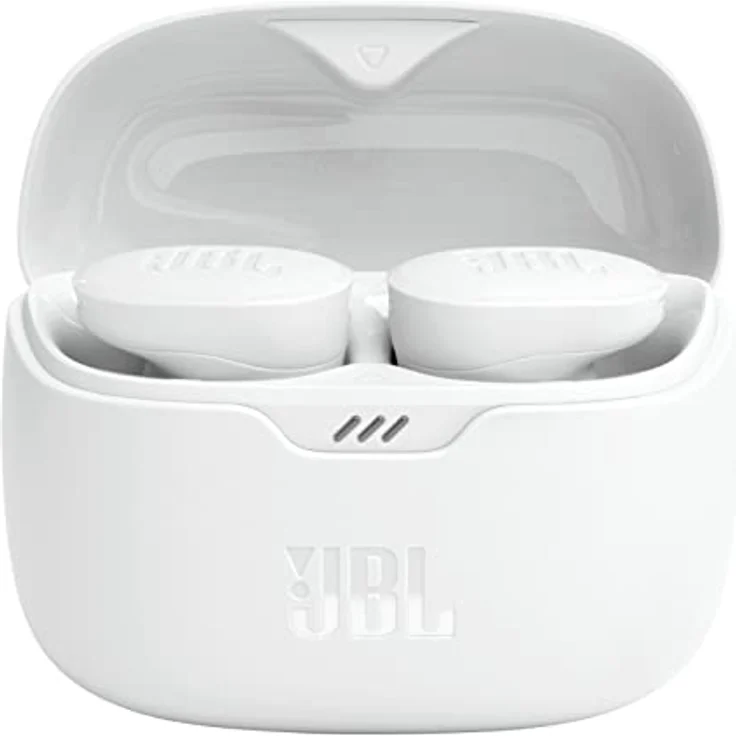 JBL Tune Buds – Wasserresistente, True-Wireless In-Ear-Kopfhörer mit Noise-Cancelling in Weiß – Mit bis zu 48 h Musikwiedergabe – Bild 4