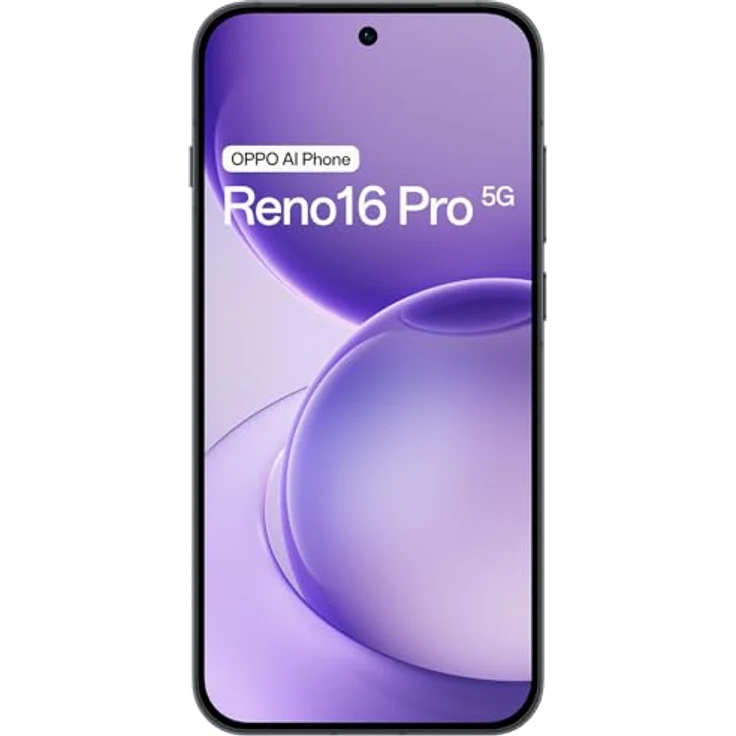 OPPO Reno16 Pro 5G, 200MP Kamera, 6,32" 144Hz Display, 6000mAh Akku, 12GB RAM, 512GB Speicher, Starlight Black – Bild 4