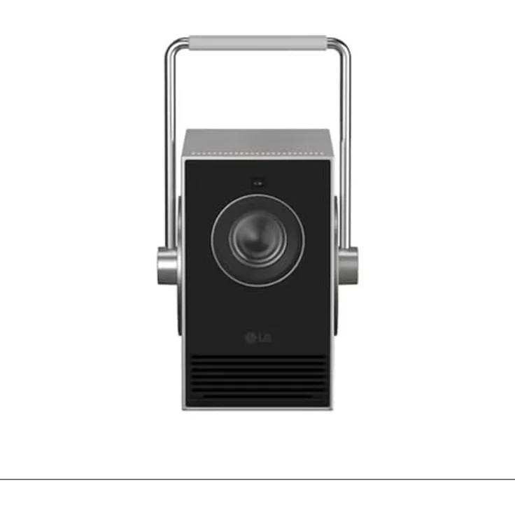 LG CineBeam PU600U Q Mini 4K UHD Projektor, tragbarer Laser-Beamer für Zuhause und im Freien mit 600 ANSI Lumen und webOS – Bild 1