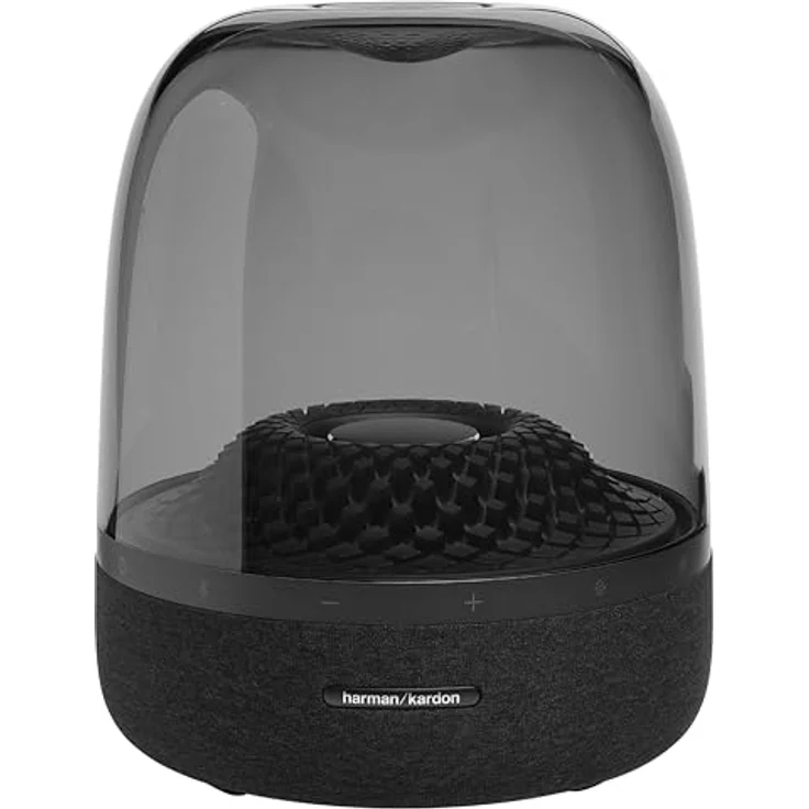 Harman Kardon Aura Bluetooth Box in Schwarz – Tragbarer Bluetooth Lautsprecher mit 360-Grad-Klang – Bild 2
