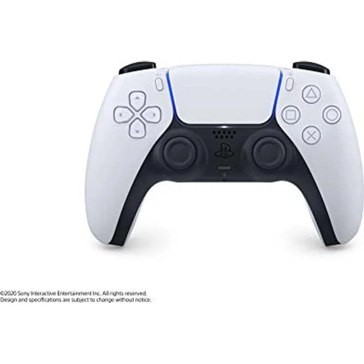 Sony PS719022350, Gamepad für PlayStation 5, kabellos, ergonomisches Design, Weiß