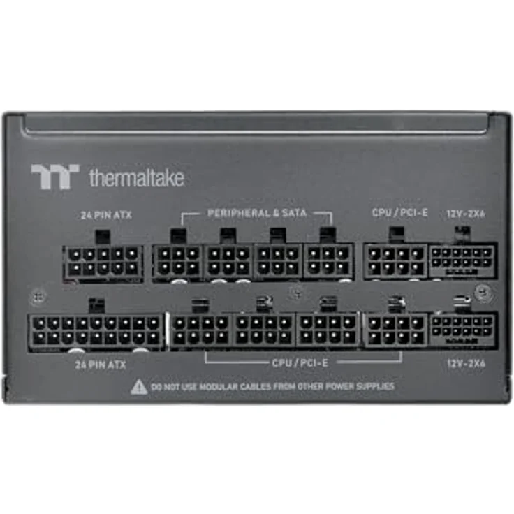 Thermaltake Toughpower PT 1200W, Modulares Netzteil mit 80Plus Platin, ATX 3.1, PCIe 5.1, Schwarz – Bild 4