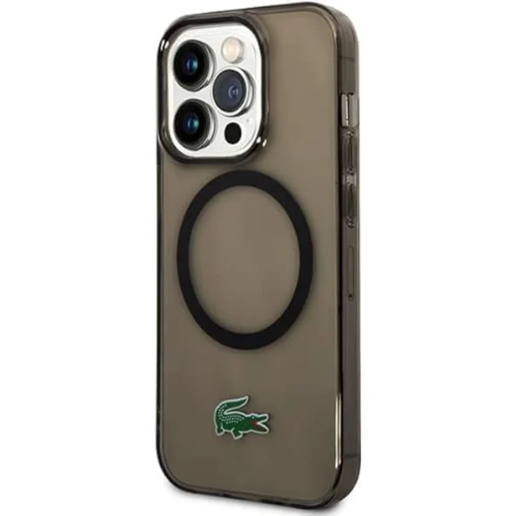 Lacoste LCHMP14XULOK Hülle für iPhone 14 Pro Max 6.7" Schwarz Hardcase Transparent – Bild 2