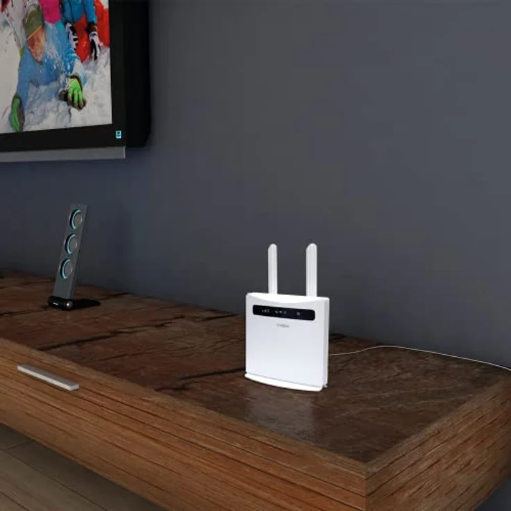 STRONG 4G Router 300V2 LTE Router LTE bis zu 150 Mbit/s WLAN bis zu 300 Mbit/s 2.4 GHz 4 x LAN 2 x SIM-Karten Adapter – Bild 3